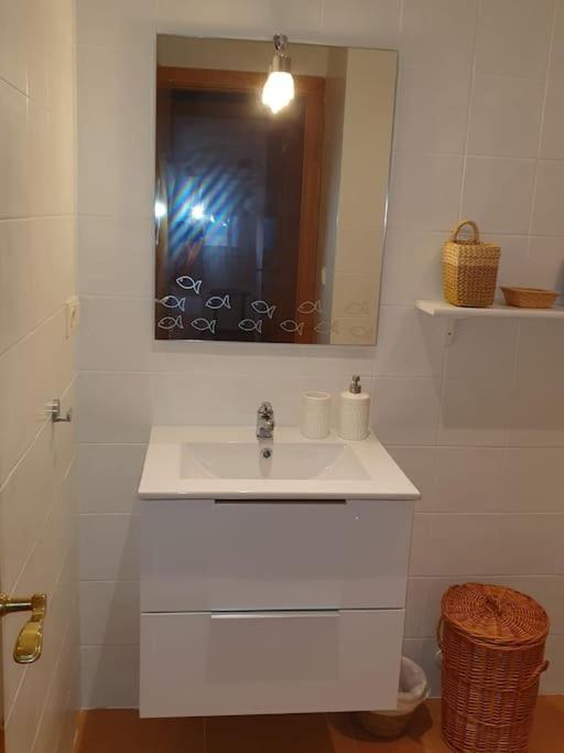 Apartamento Junto Al Mar Con Wifi Y Piscina Sagunto Esterno foto